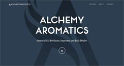 Desktop Screenshot of alchemyaromatics.com