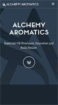 Mobile Screenshot of alchemyaromatics.com